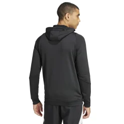 adidas Tiro 24 Hooded Trainingstrui 1/4-Zip Zwart Wit