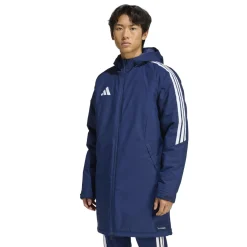 adidas Tiro 26 Lange Winterjas Donkerblauw Wit