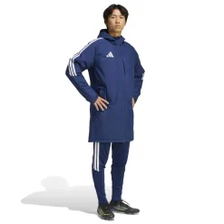 adidas Tiro 26 Lange Winterjas Donkerblauw Wit