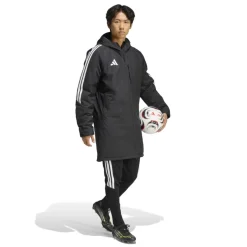 adidas Tiro 26 Lange Winterjas Zwart Wit