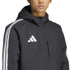 adidas Tiro 26 Lange Winterjas Zwart Wit