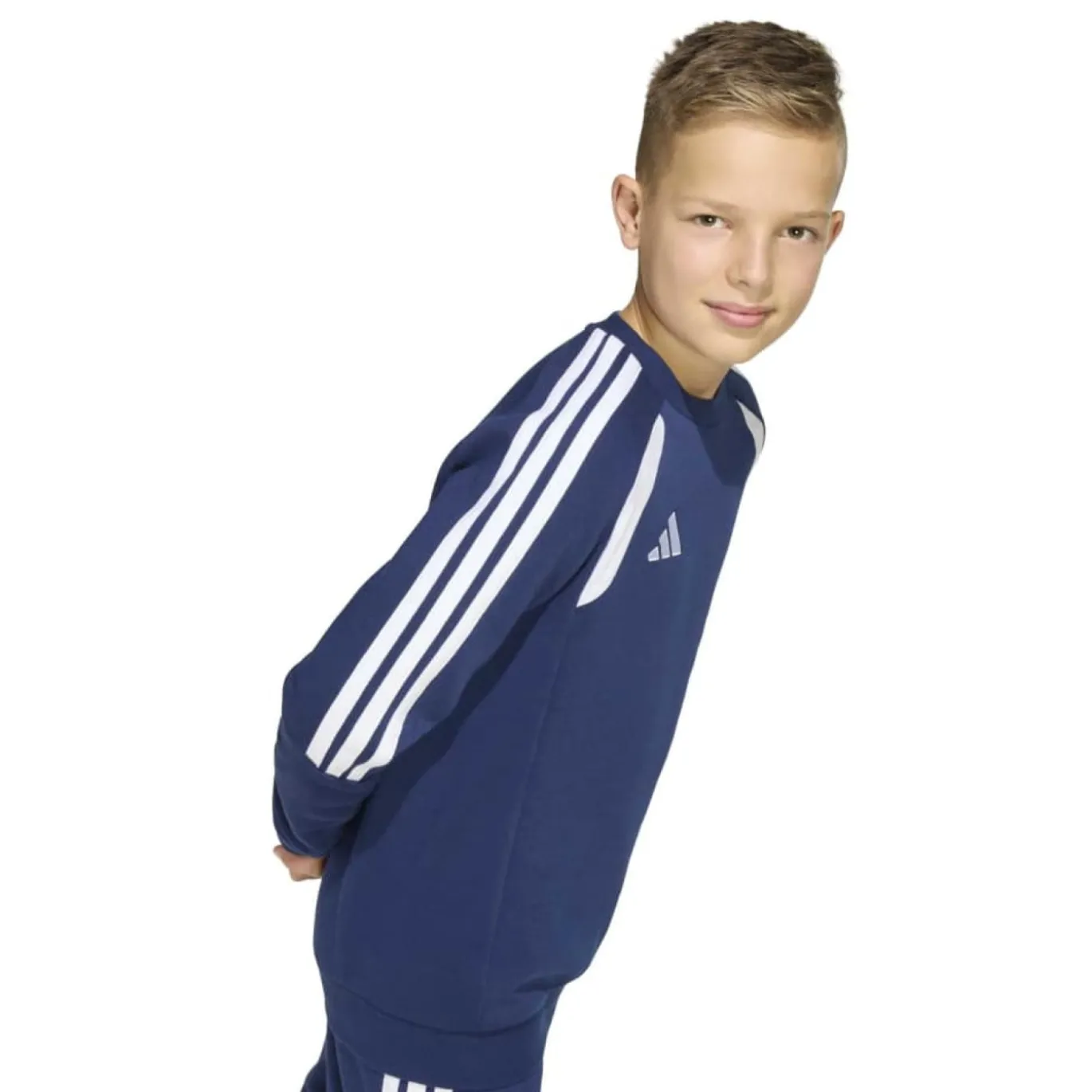 adidas Tiro 26 League Crew Sweater Joggingpak Kids Donkerblauw Wit
