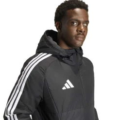 adidas Tiro 26 League Lange Winterjas Zwart Wit