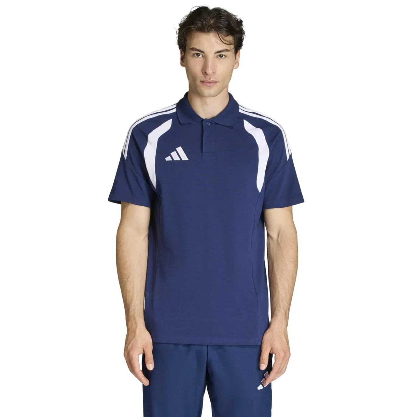 adidas Tiro 26 League Polo Donkerblauw Wit