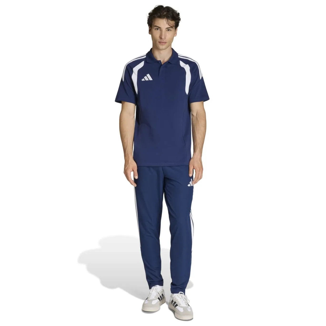 adidas Tiro 26 League Polo Donkerblauw Wit