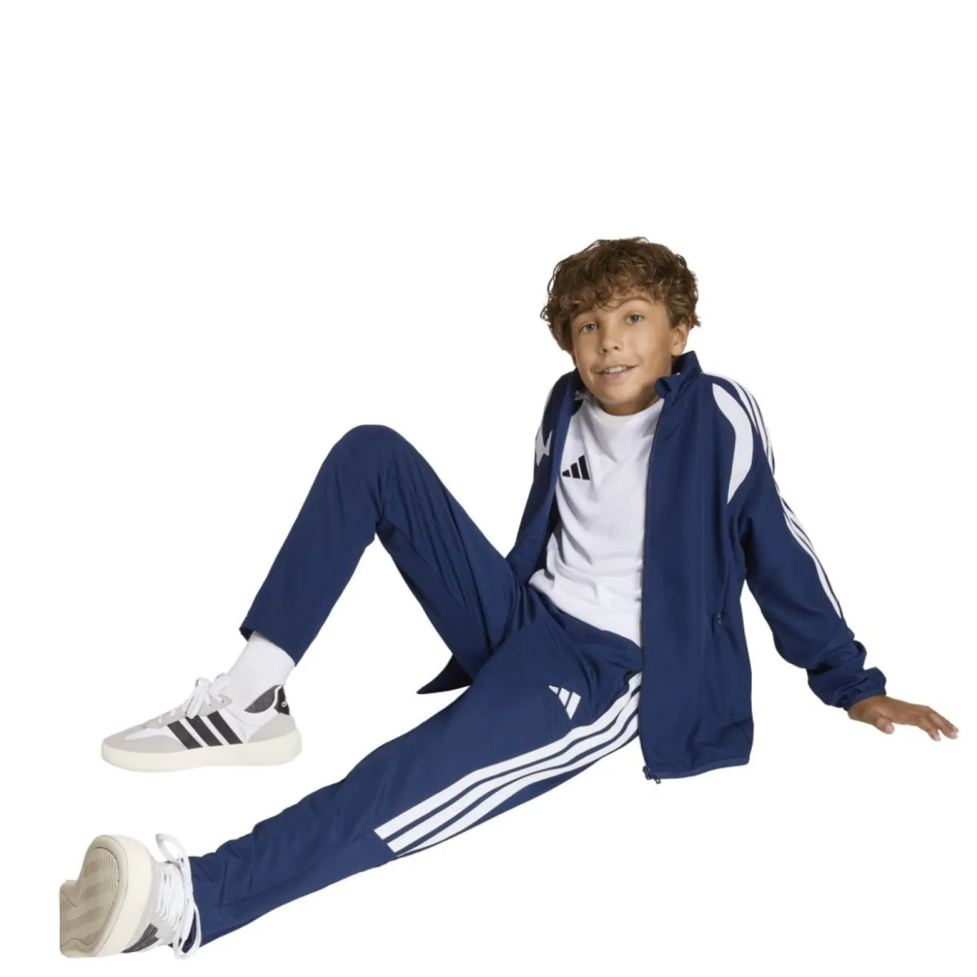 adidas Tiro 26 League Presentatiebroek Kids Donkerblauw Wit