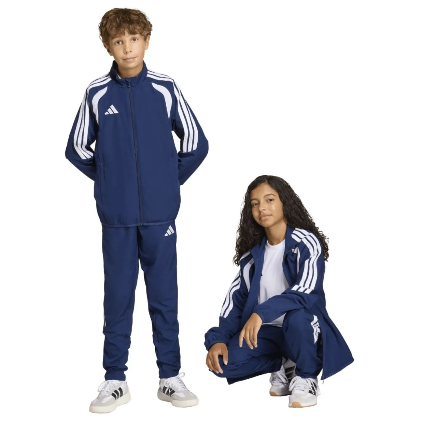 adidas Tiro 26 League Presentatiebroek Kids Donkerblauw Wit
