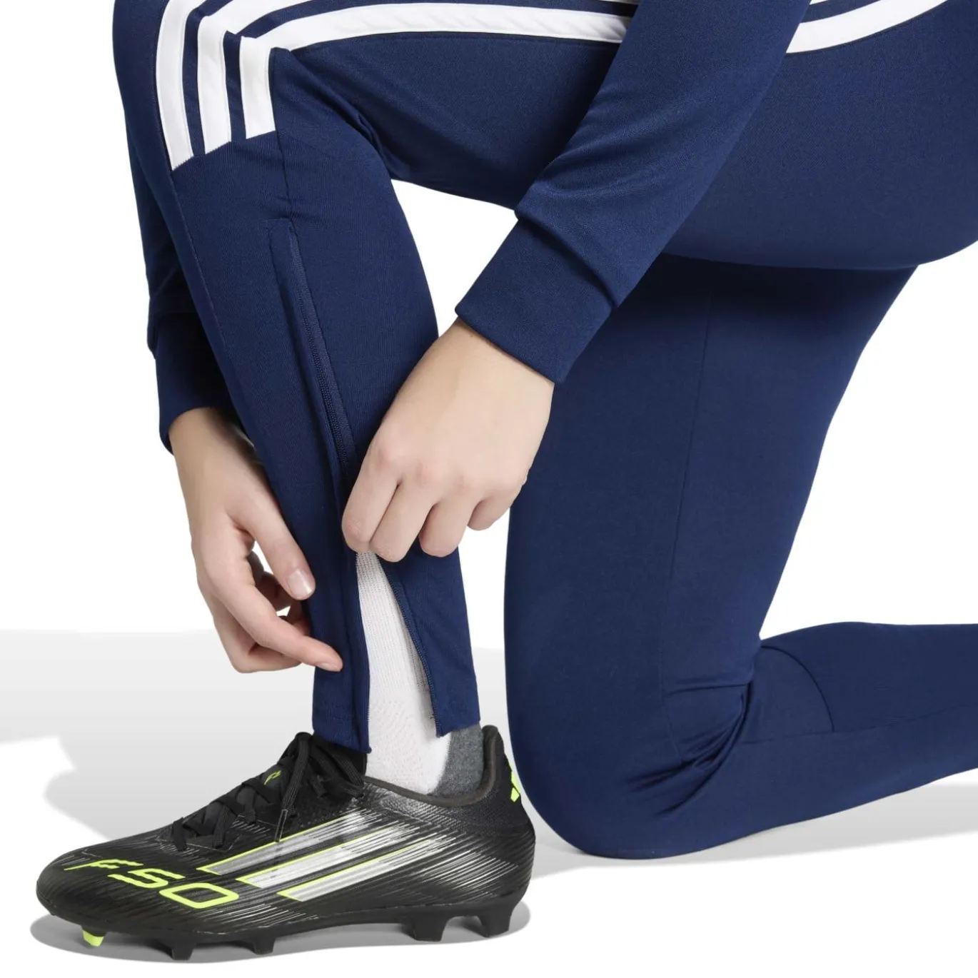 adidas Tiro 26 League Regular Trainingsbroek Dames Donkerblauw Wit