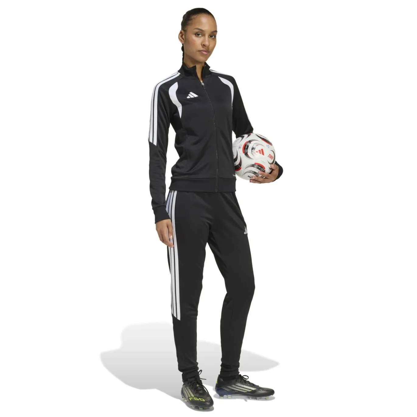 adidas Tiro 26 League Regular Trainingsbroek Dames Zwart Wit