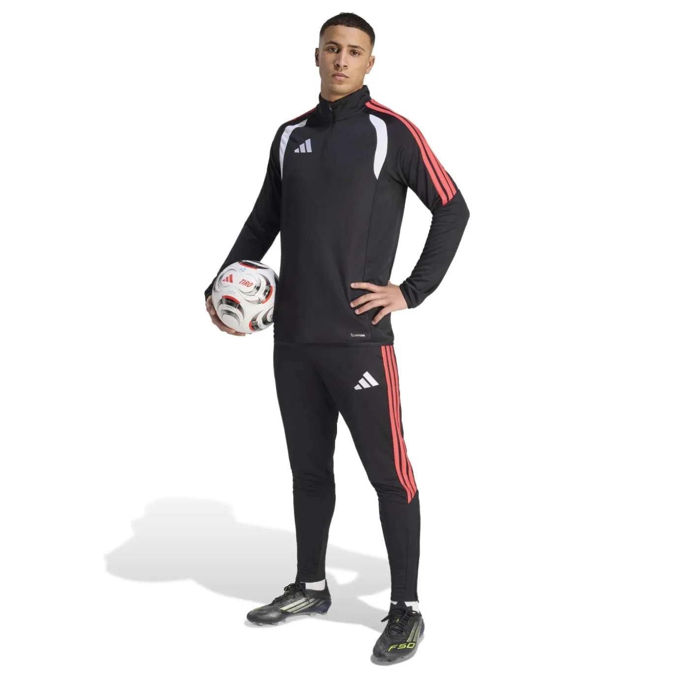 adidas Tiro 26 League Regular Trainingsbroek Zwart Rood