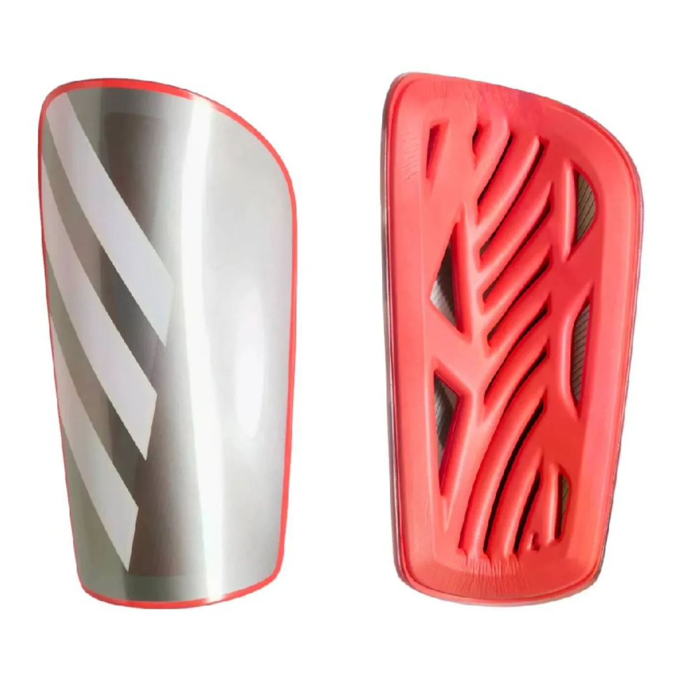 adidas Tiro League Scheenbeschermers Grijs Rood Wit
