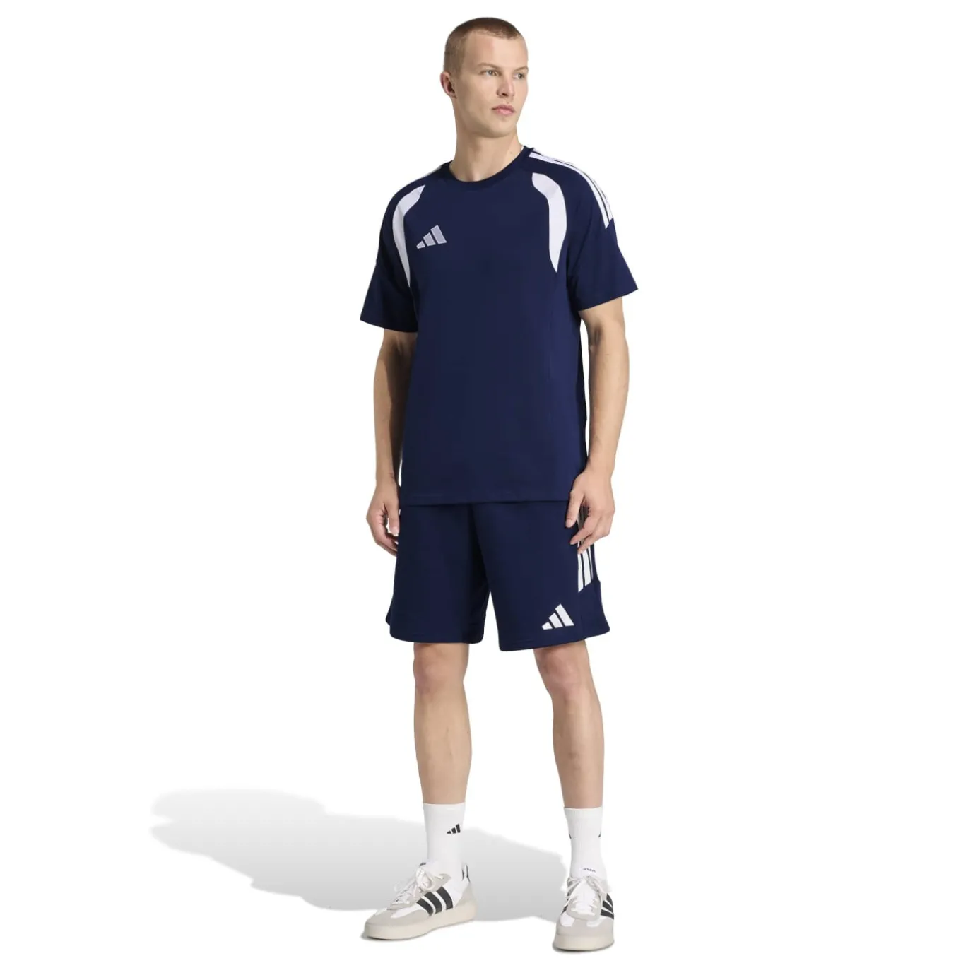 adidas Tiro 26 League Sweat Trainingsbroekje Donkerblauw Wit