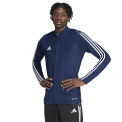 adidas Tiro 23 League Trainingsjack Donkerblauw Wit