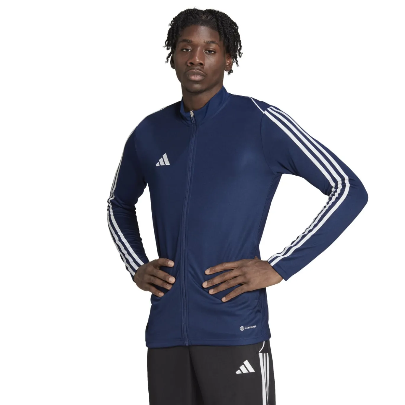 adidas Tiro 23 League Trainingsjack Donkerblauw Wit