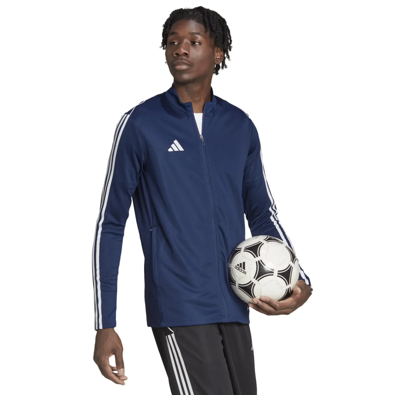 adidas Tiro 23 League Trainingsjack Donkerblauw Wit