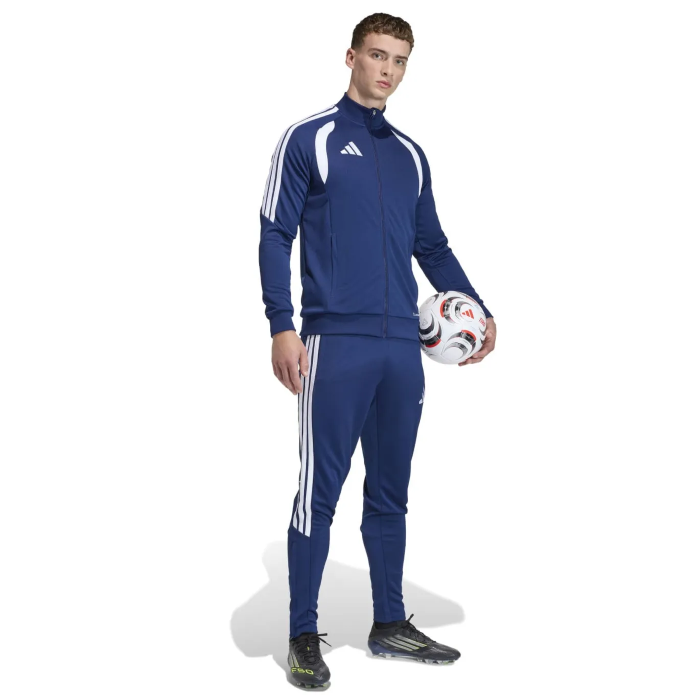 adidas Tiro 26 League Trainingsjack Donkerblauw Wit