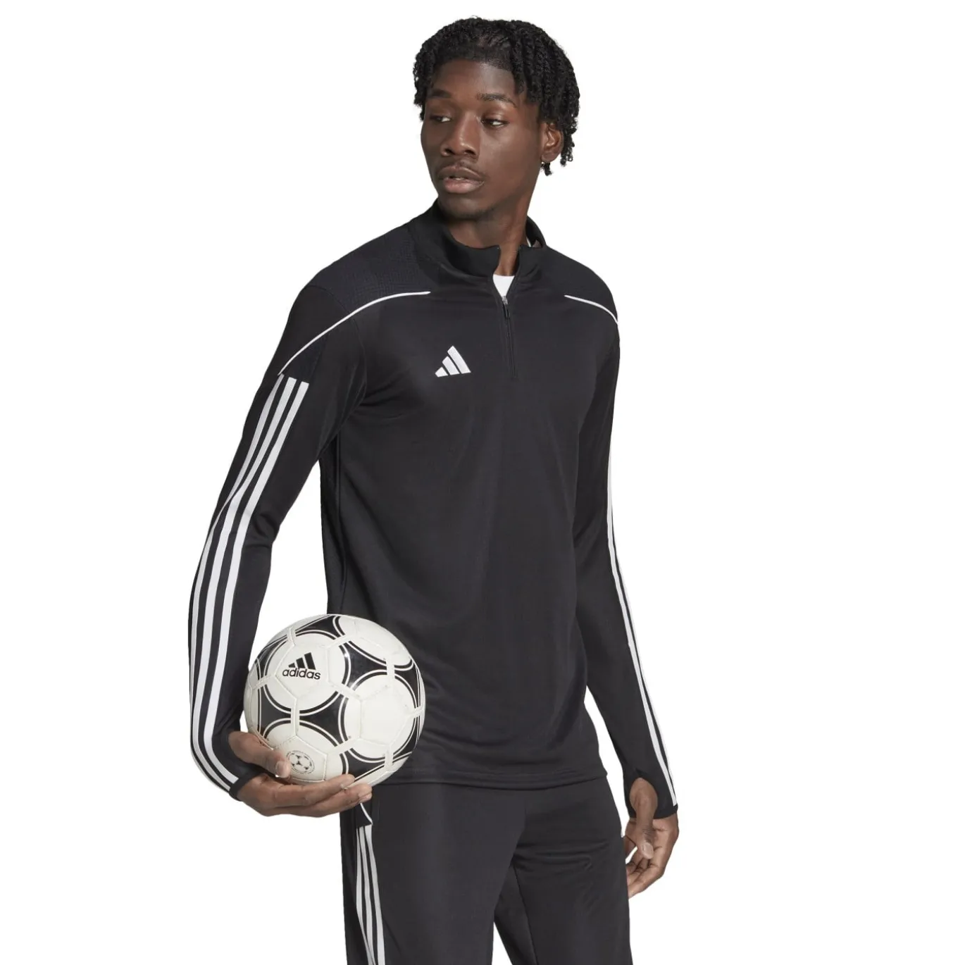 adidas Tiro 23 League Trainingstrui 1/4-Zip Zwart Wit