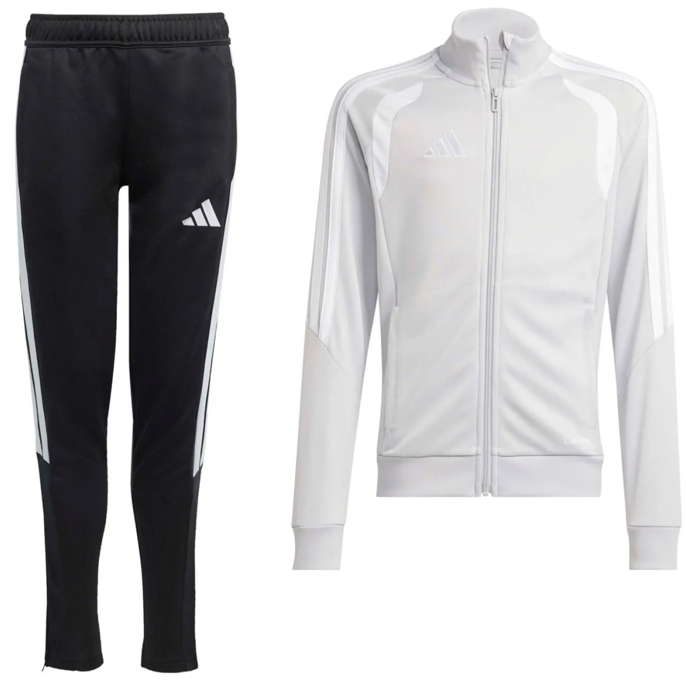 adidas Tiro 26 League Trainingspak Full-Zip Kids Grijs Zwart