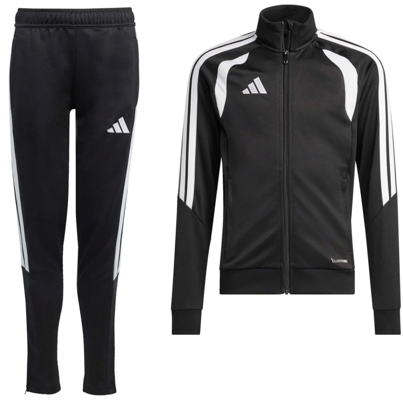 adidas Tiro 26 League Trainingspak Full-Zip Kids Zwart Wit