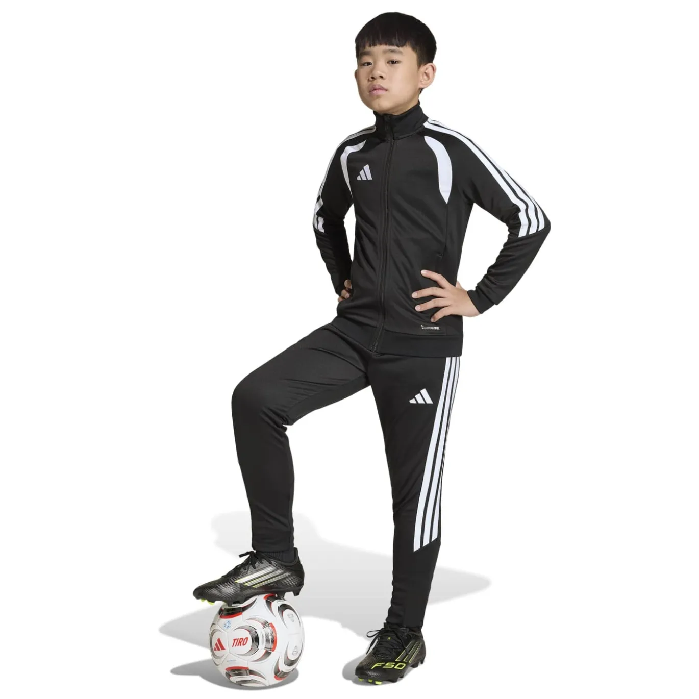 adidas Tiro 26 League Trainingspak Full-Zip Kids Zwart Wit