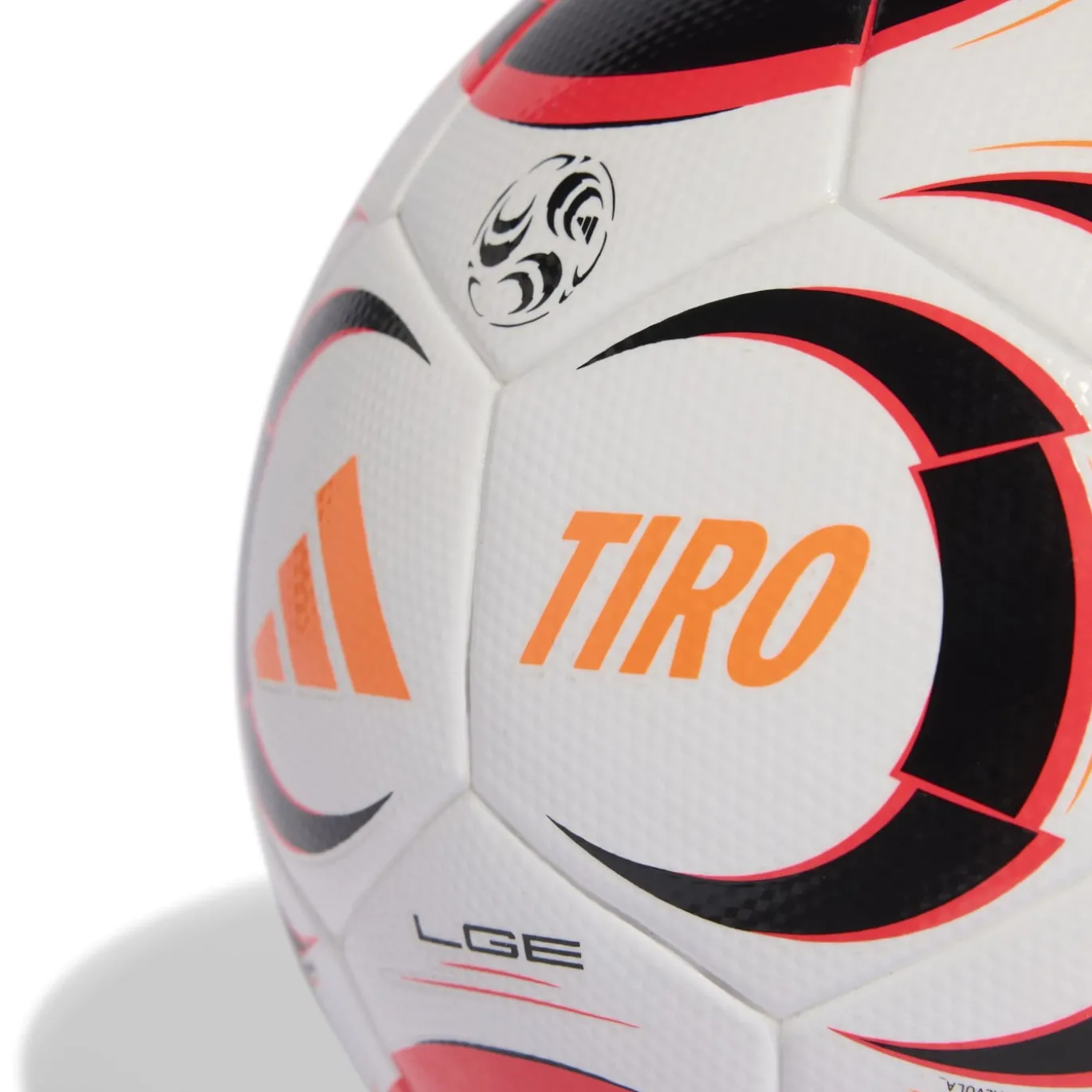 adidas Tiro League Voetbal Maat 4-5 Wit Zwart Felrood Oranje