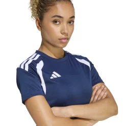 adidas Tiro 26 League Voetbalshirt Dames Donkerblauw Wit