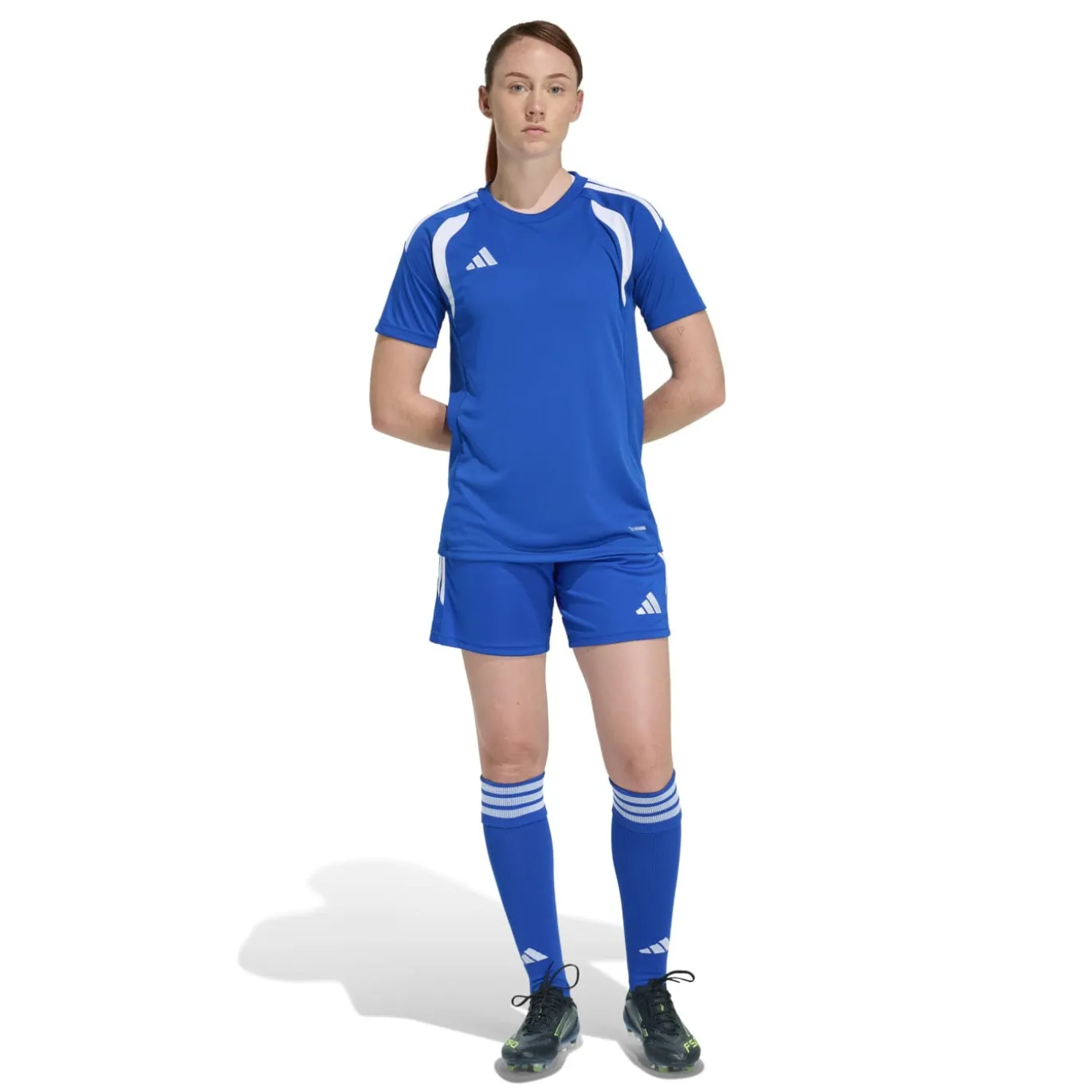 adidas Tiro 26 League Voetbalshirt Dames Blauw Wit