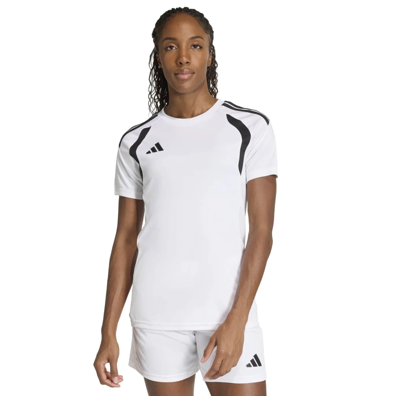 adidas Tiro 26 League Voetbalshirt Dames Wit Zwart