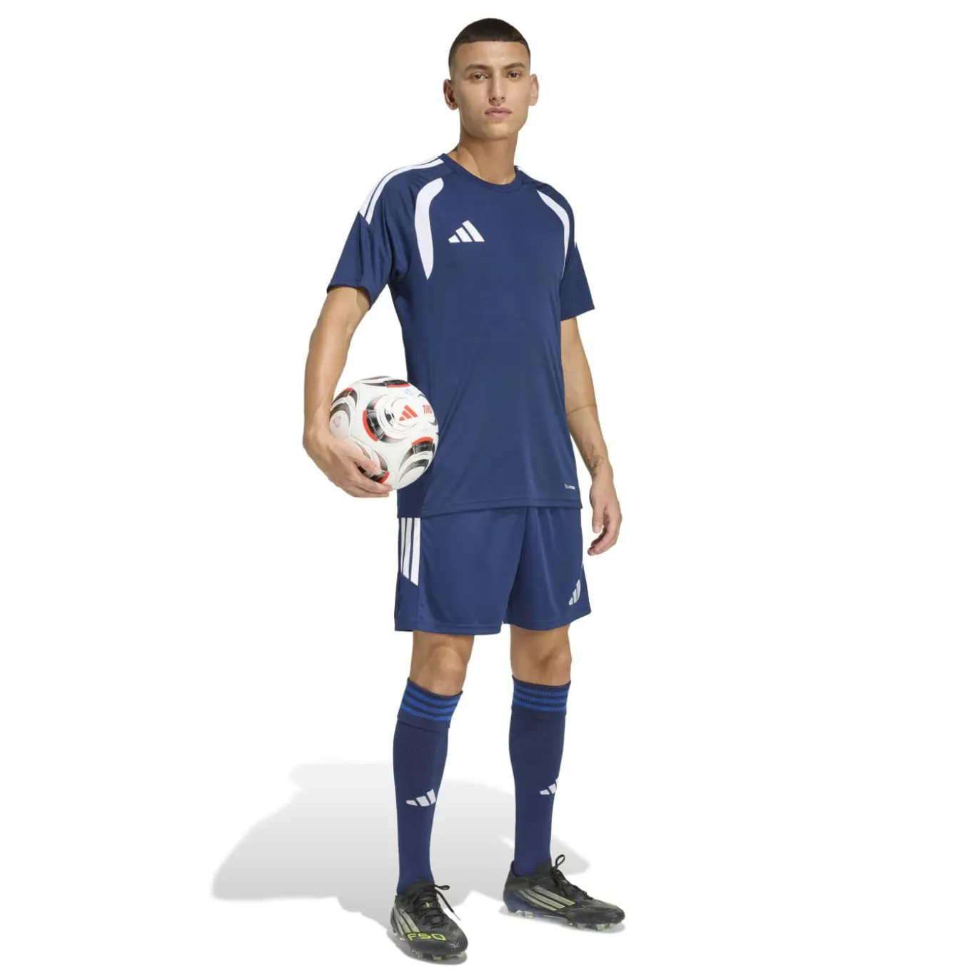 adidas Tiro 26 League Voetbalshirt Donkerblauw Wit