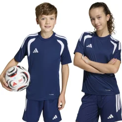 adidas Tiro 26 League Voetbalshirt Kids Donkerblauw Wit