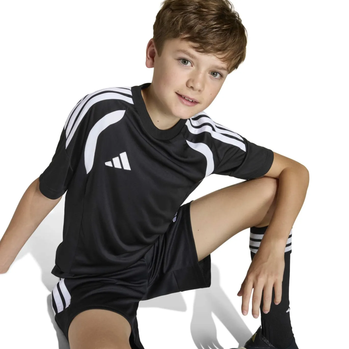 adidas Tiro 26 League Voetbalshirt Kids Zwart Wit