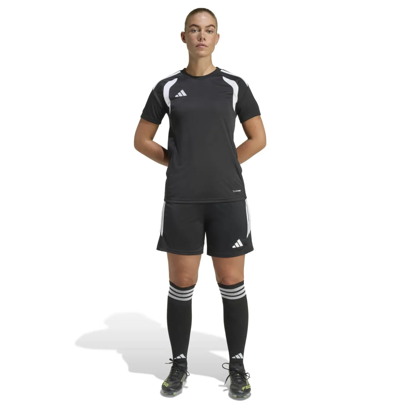 adidas Tiro 26 League Voetbaltenue Dames Zwart Wit