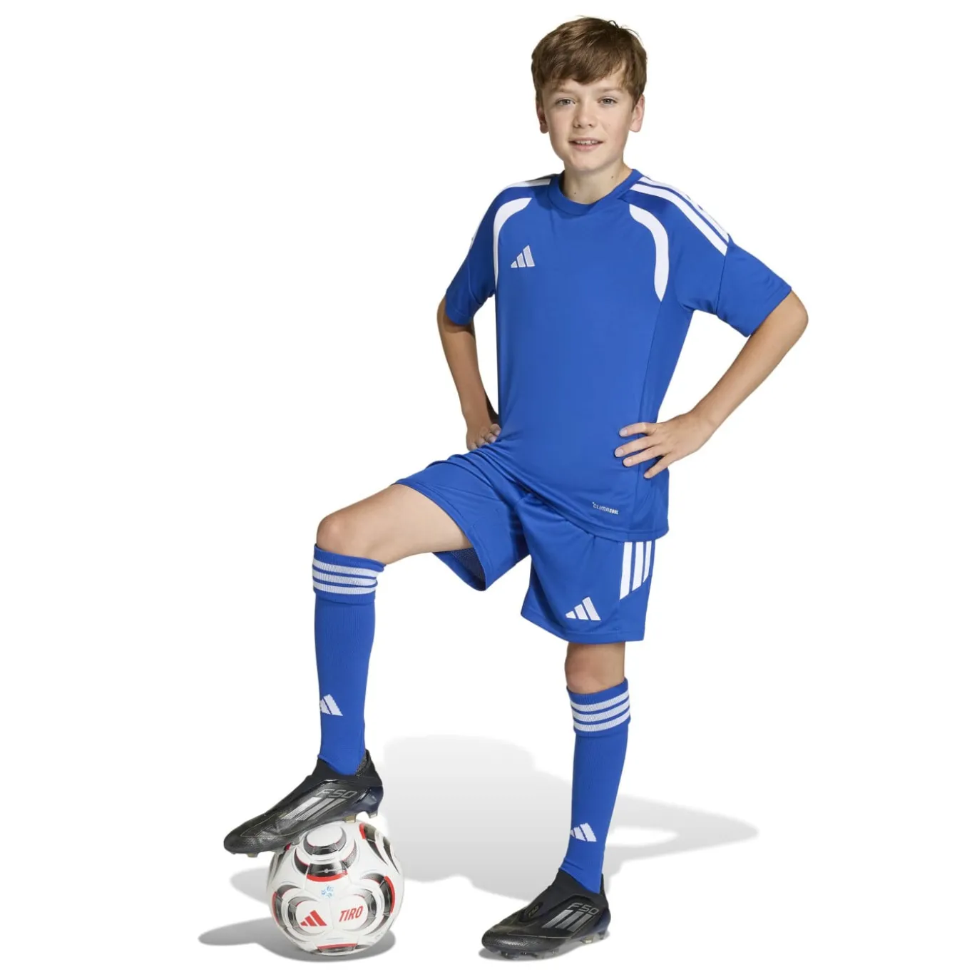 adidas Tiro 26 League Voetbaltenue Kids Blauw Wit