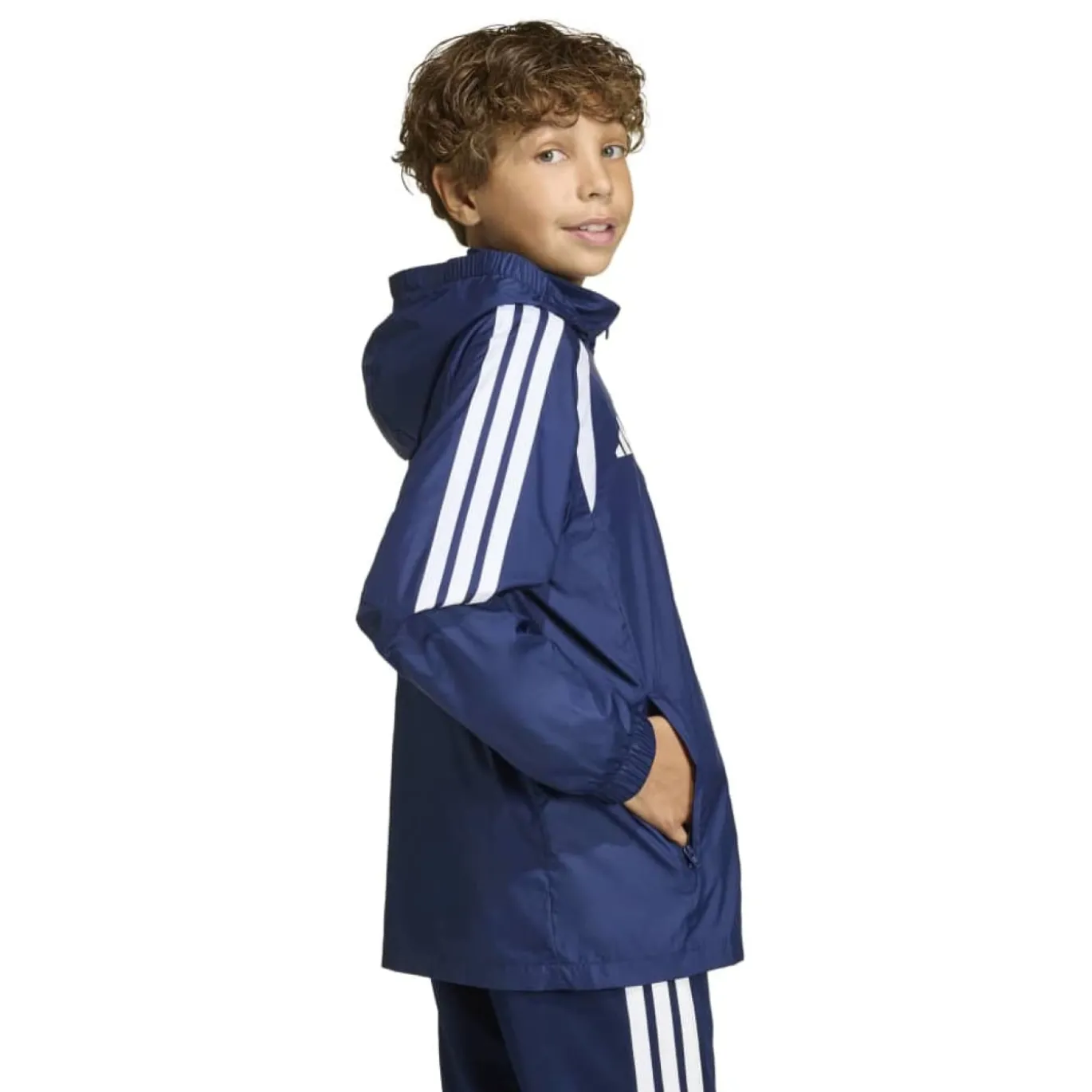 adidas Tiro 26 League Windbreaker Kids Donkerblauw Wit