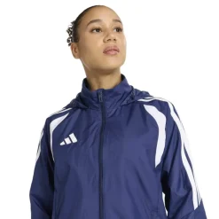 adidas Tiro 26 League Windbreaker Dames Donkerblauw Wit