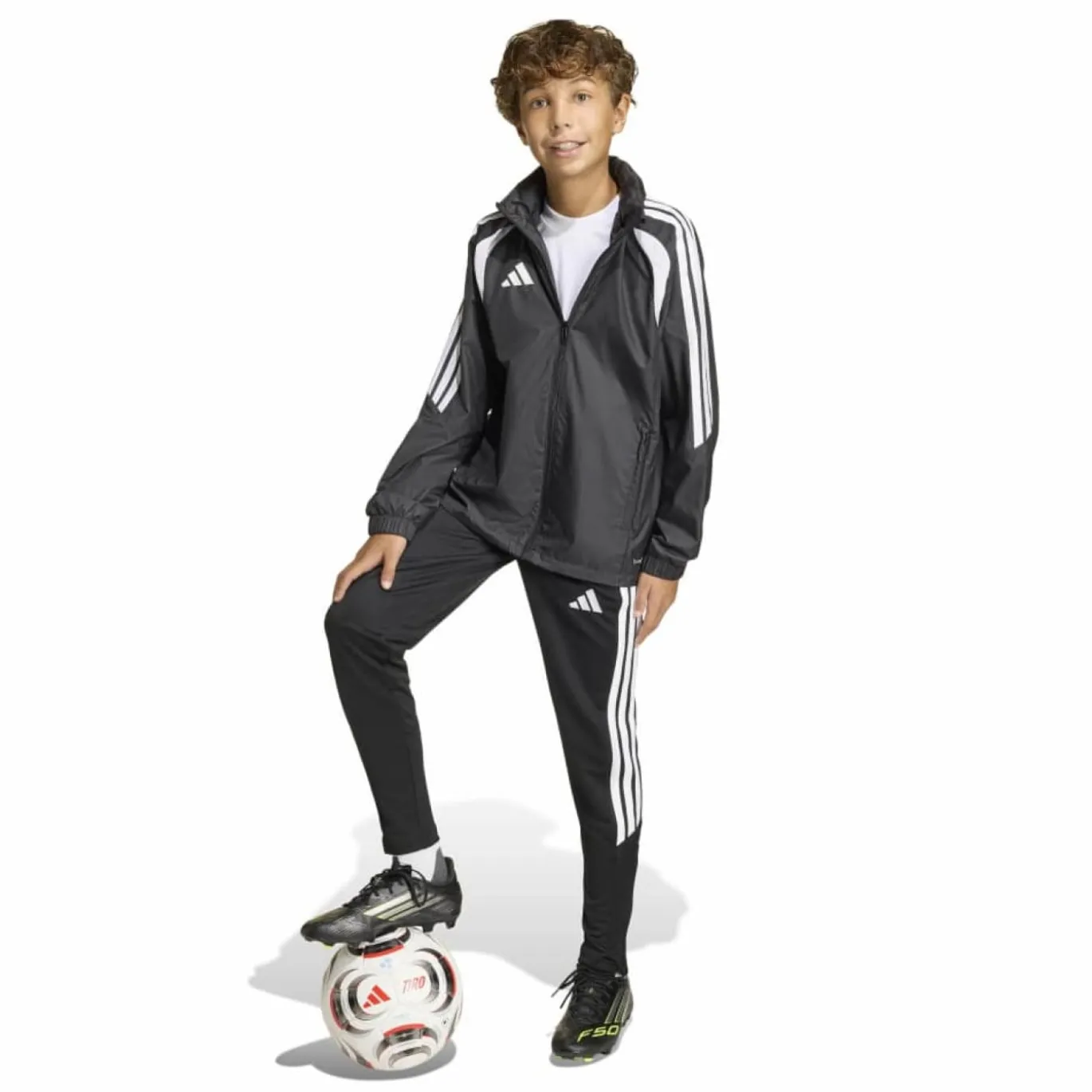 adidas Tiro 26 League Windbreaker Kids Zwart Wit