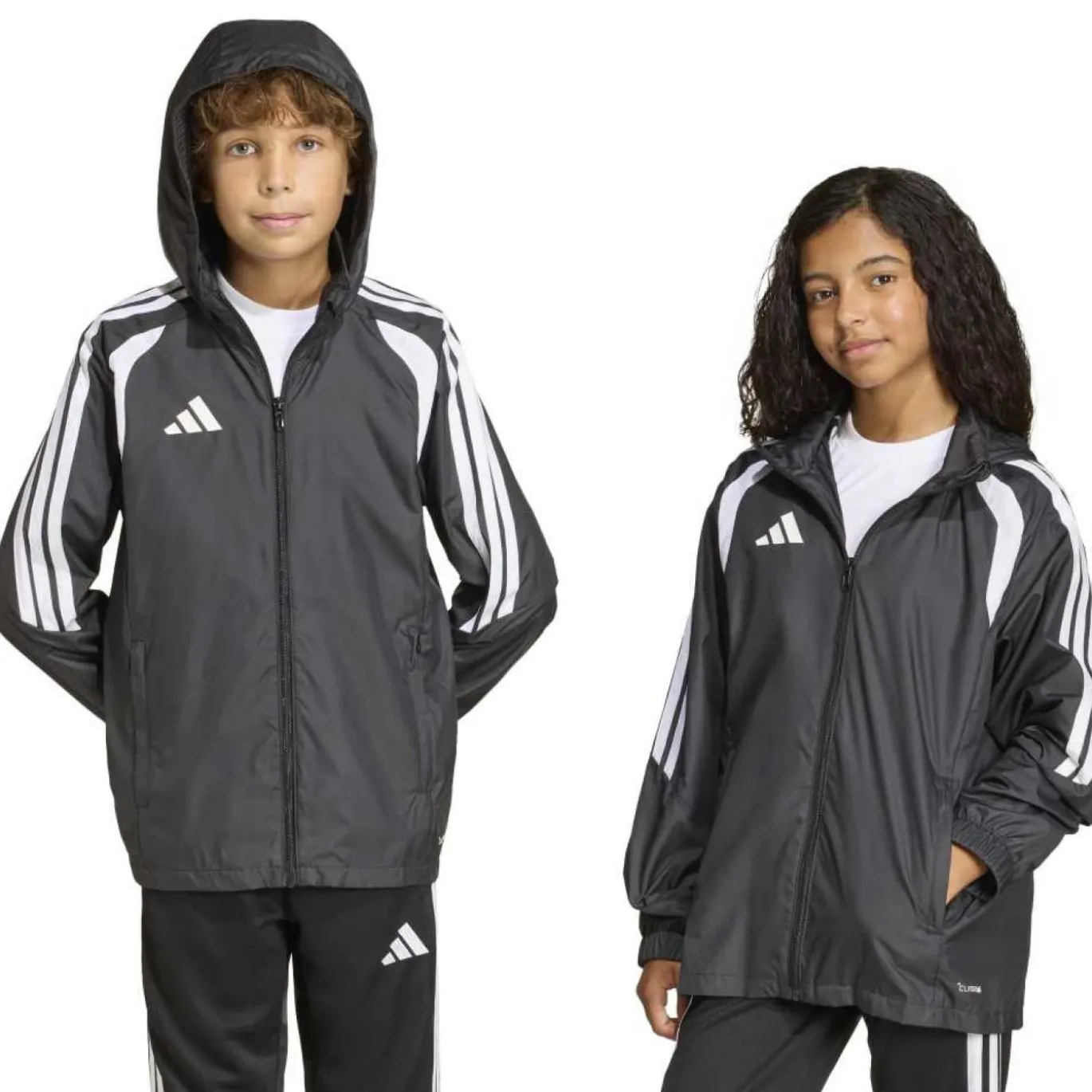 adidas Tiro 26 League Windbreaker Kids Zwart Wit