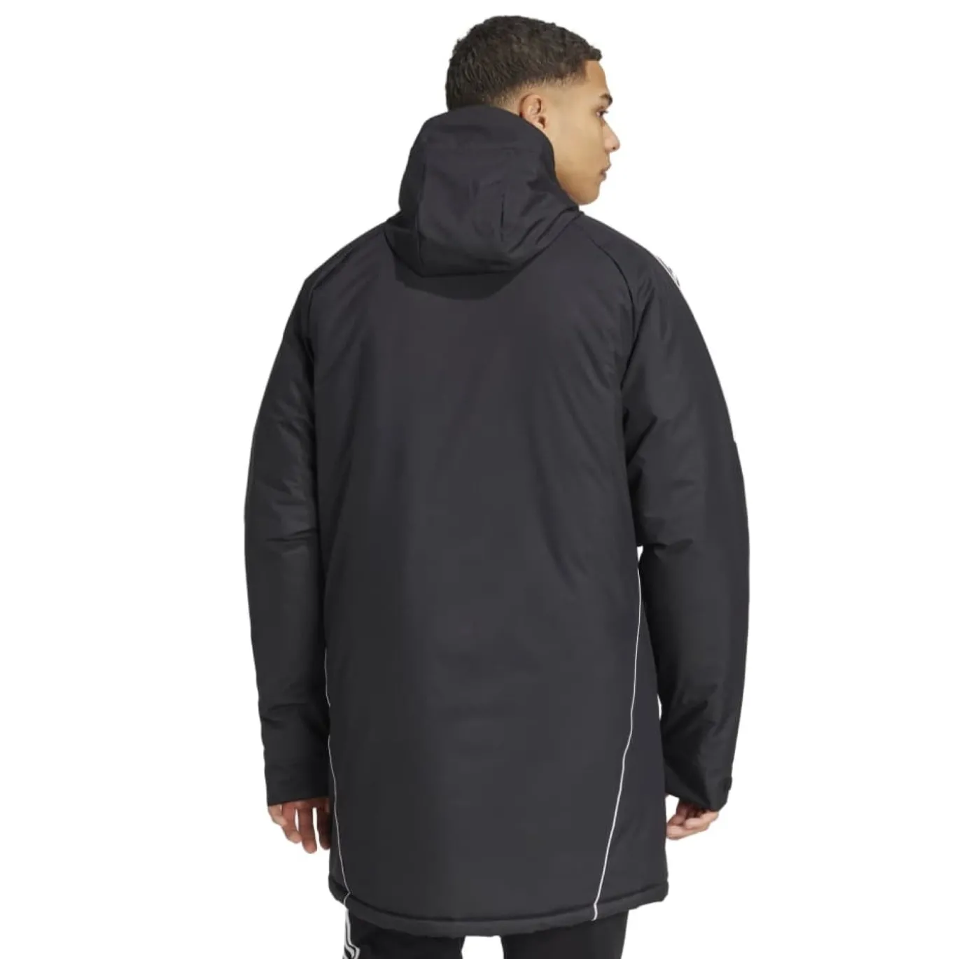 adidas Tiro 24 Parka Jas Zwart Wit