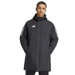 adidas Tiro 24 Parka Jas Zwart Wit