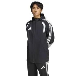 adidas Tiro 26 Regenjas Zwart Grijs