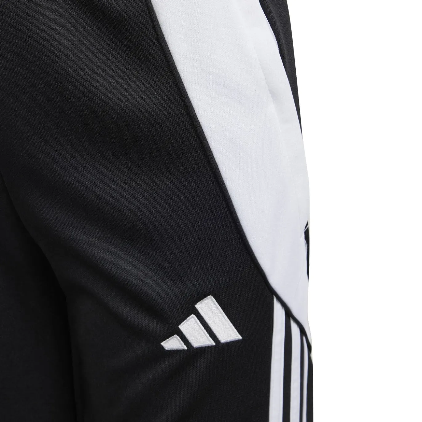 adidas Tiro 24 Slim Trainingsbroek Kids Zwart Wit