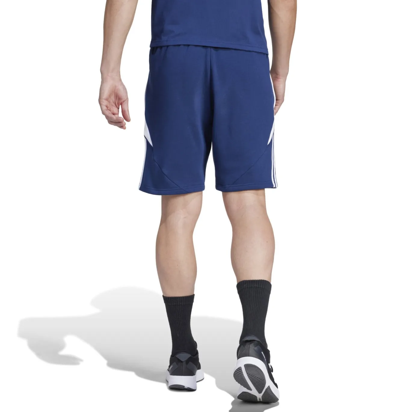 adidas Tiro 24 Sweat Broekje Donkerblauw Wit