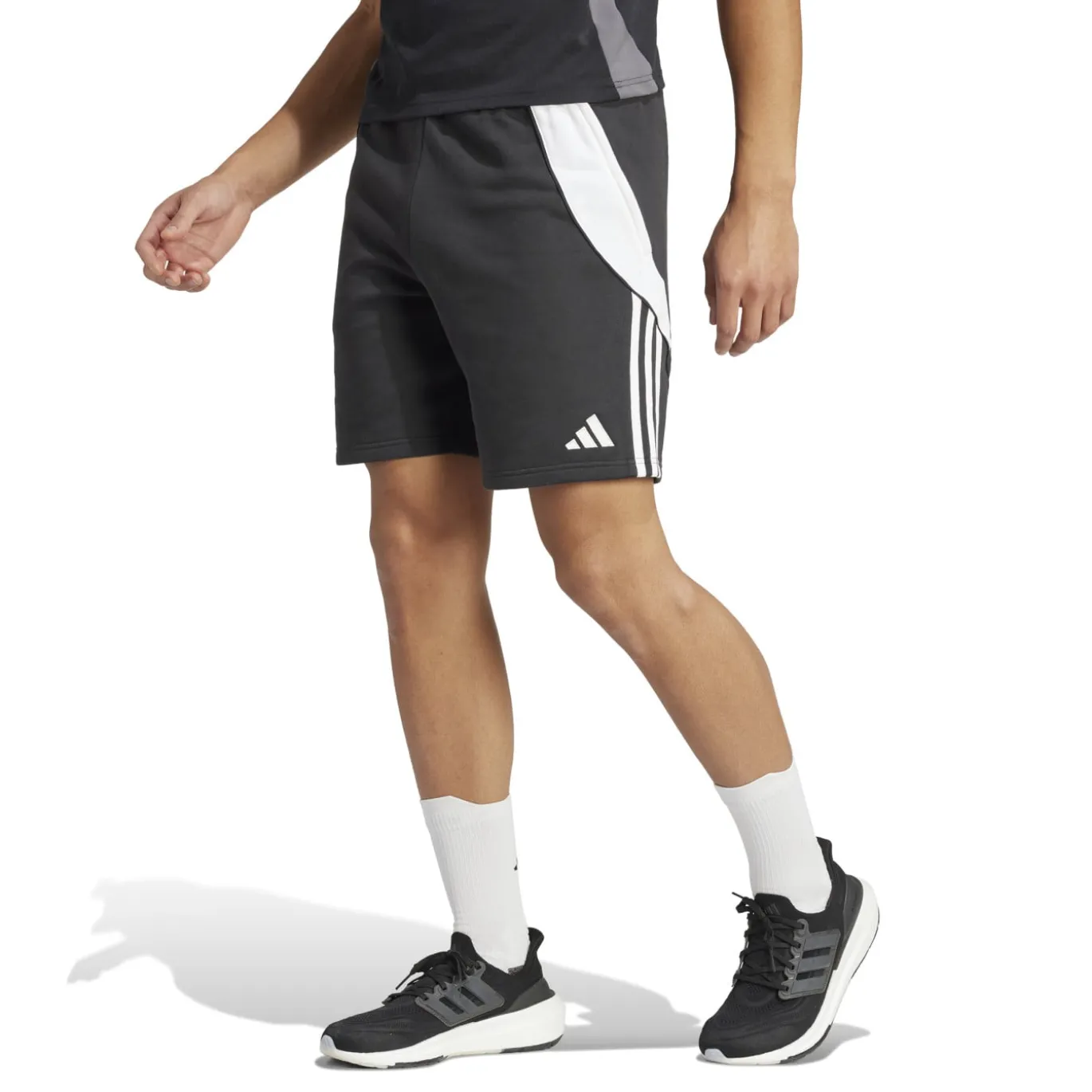 adidas Tiro 24 Sweat Broekje Zwart Wit