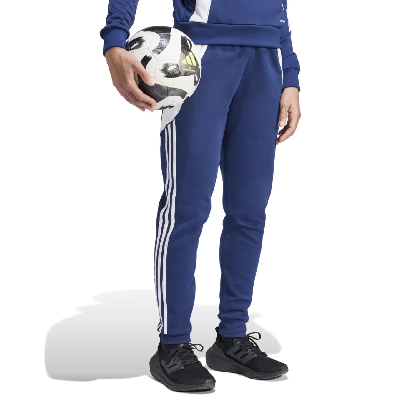 adidas Tiro 24 Sweat Trainingsbroek Dames Donkerblauw Wit