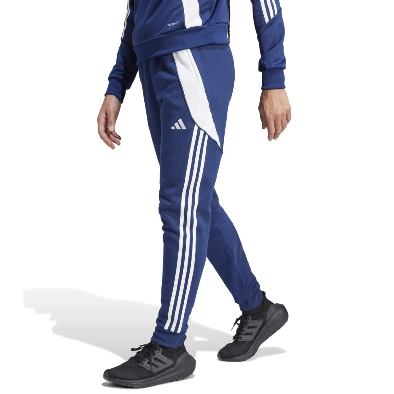 adidas Tiro 24 Sweat Trainingsbroek Dames Donkerblauw Wit