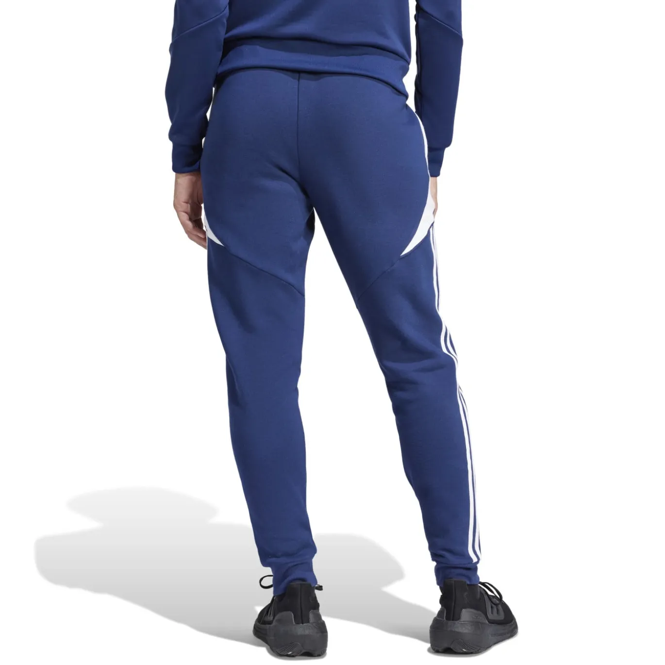 adidas Tiro 24 Sweat Trainingsbroek Dames Donkerblauw Wit
