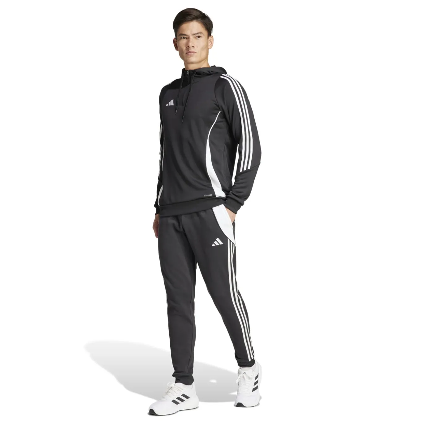 adidas Tiro 24 Sweat Trainingsbroek Zwart Wit