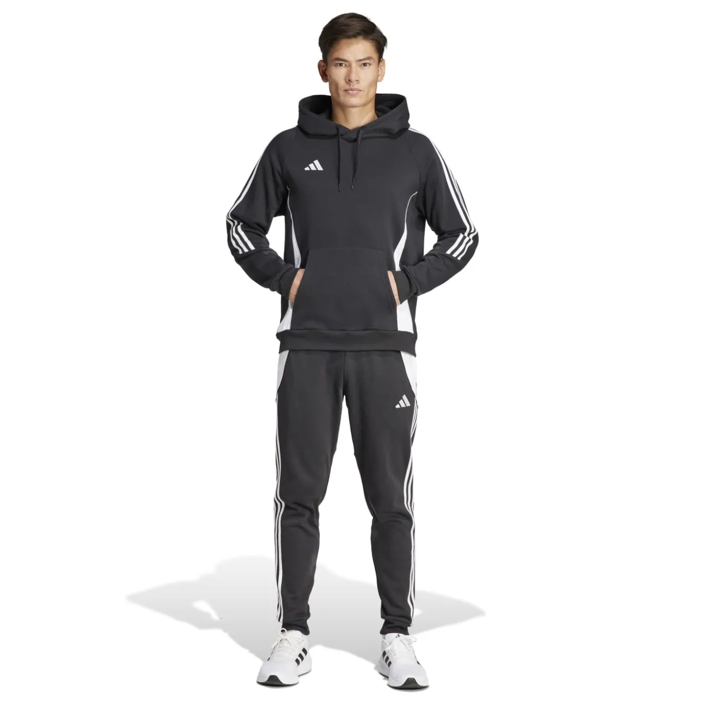 adidas Tiro 24 Sweat Trainingspak Zwart Wit