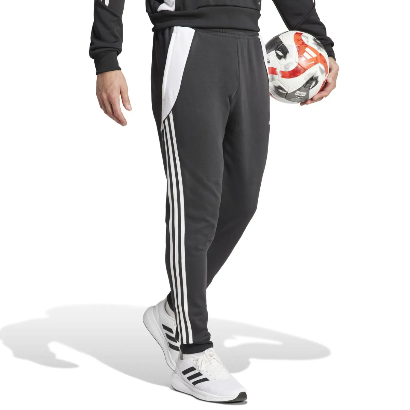 adidas Tiro 24 Sweat Trainingspak Zwart Wit