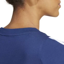 adidas Tiro 24 Sweat T-Shirt Dames Donkerblauw Wit